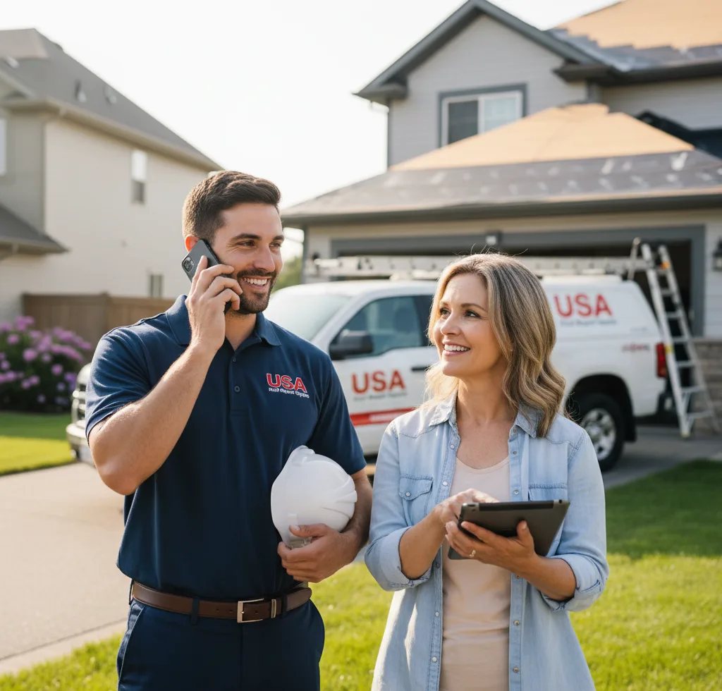 USA Roof Repair Experts customer support in Sparta